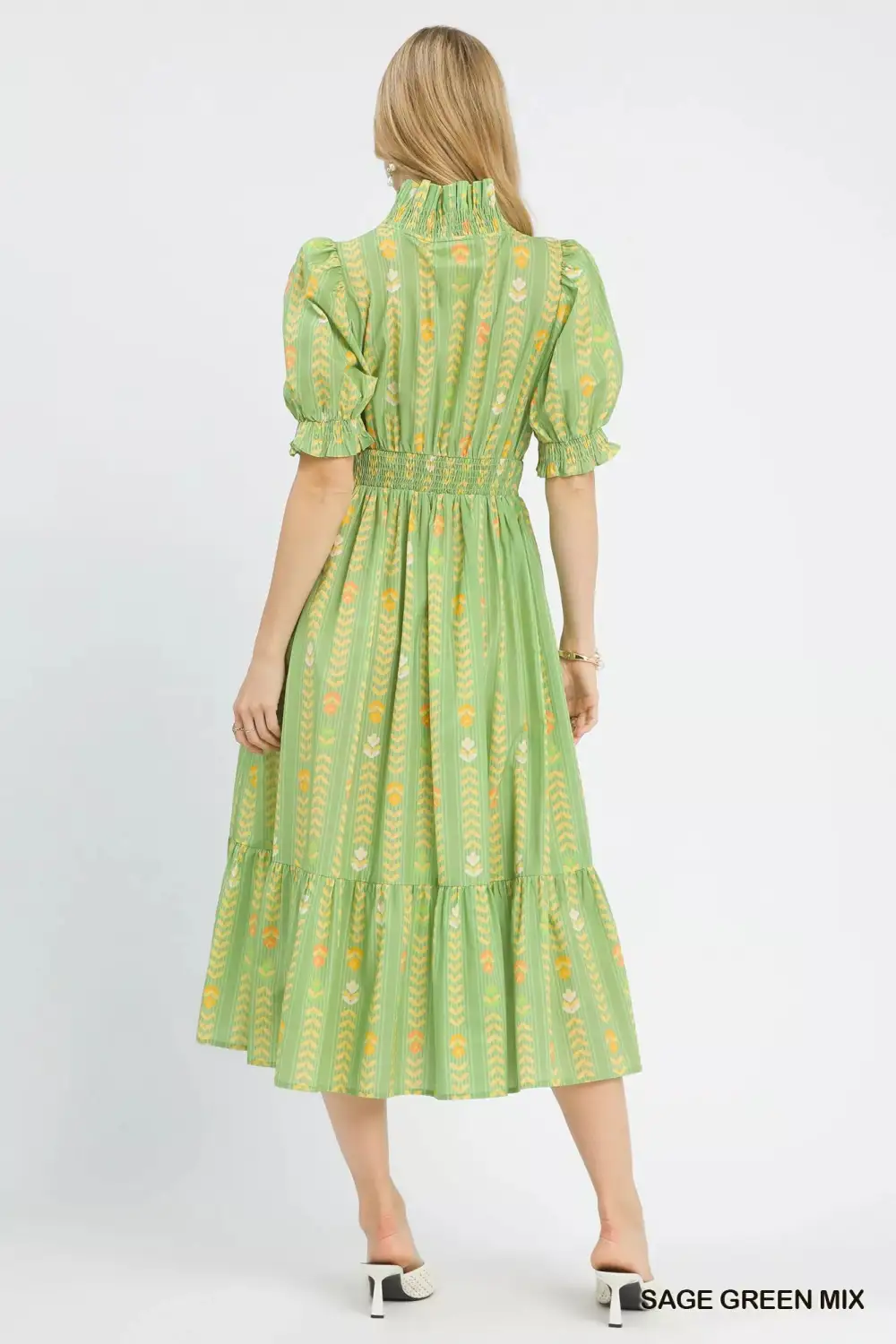 Everyday Tiered Smocked Midi Dress