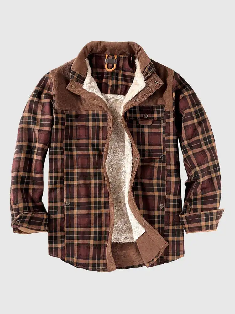 Padded Warm Cotton Flannelette Jacket Coat