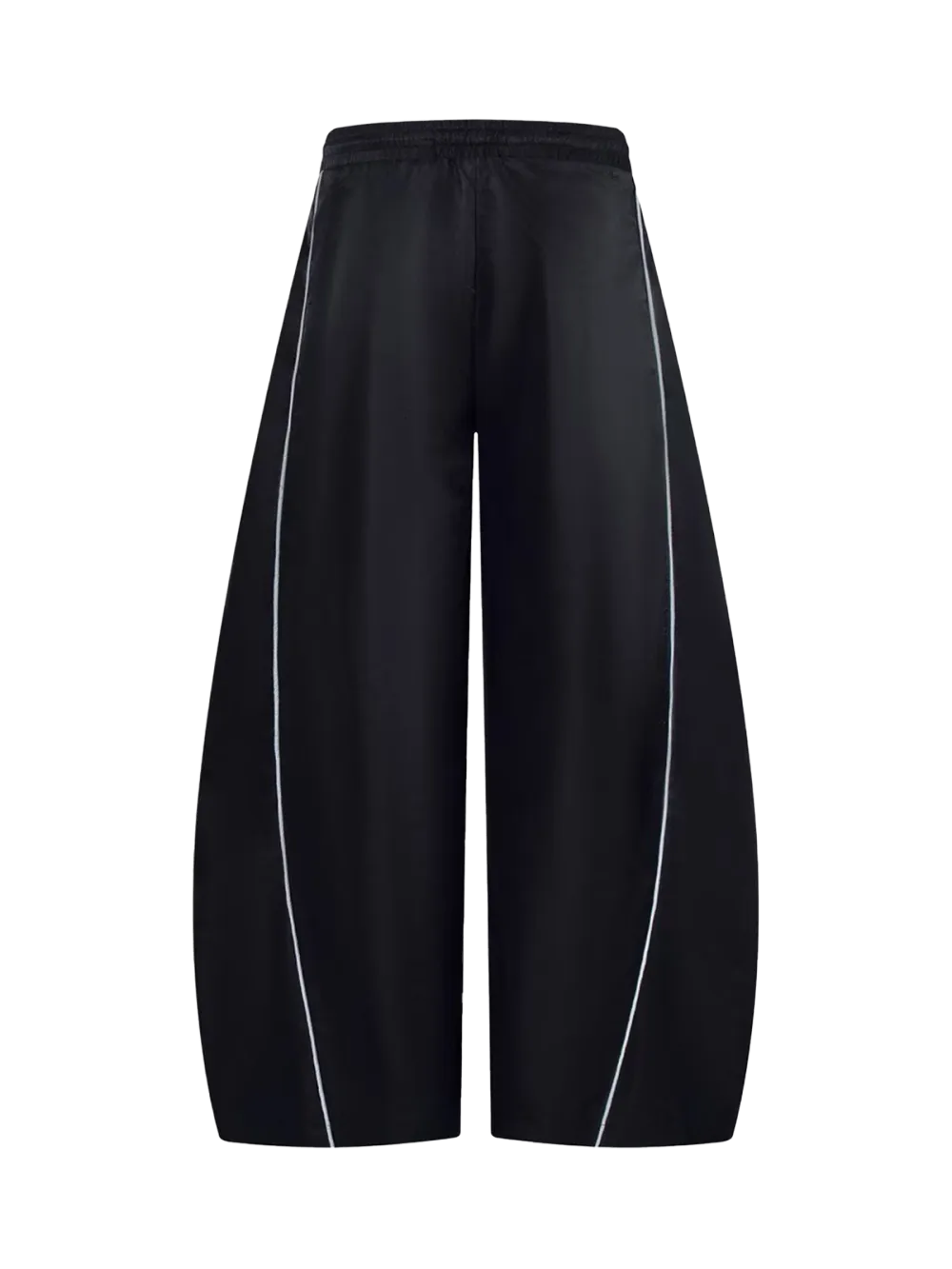 Barrel-Leg Relaxed Pants