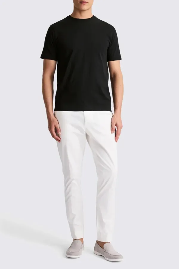 Versatile Black Round-Neck Pure Cotton Casual T-Shirt