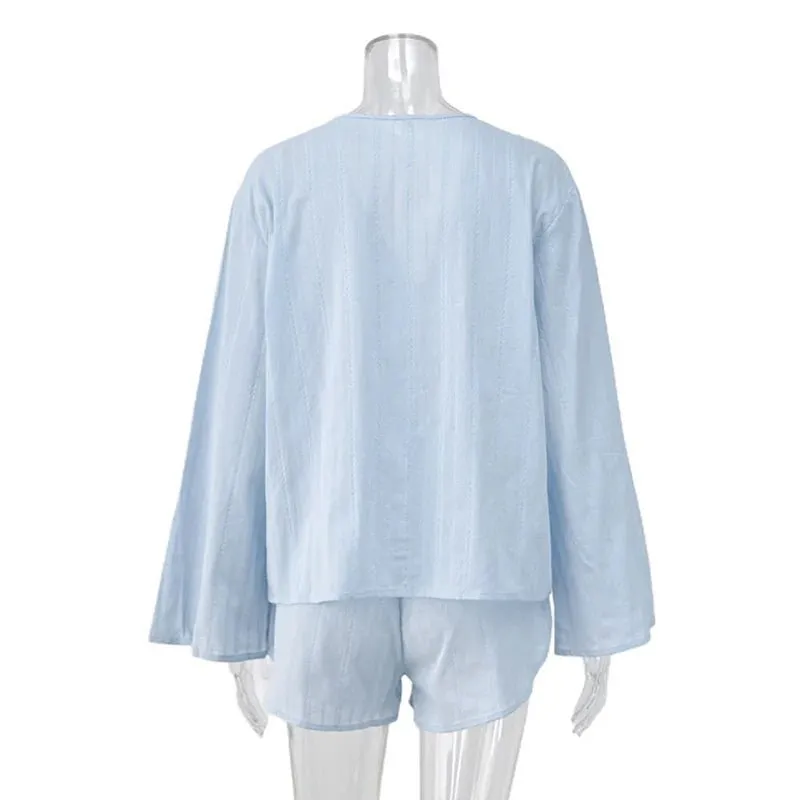Cardigan & Shorts Set