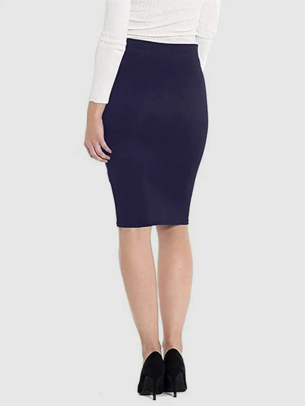 Structured Lightweight Wrap Skirt