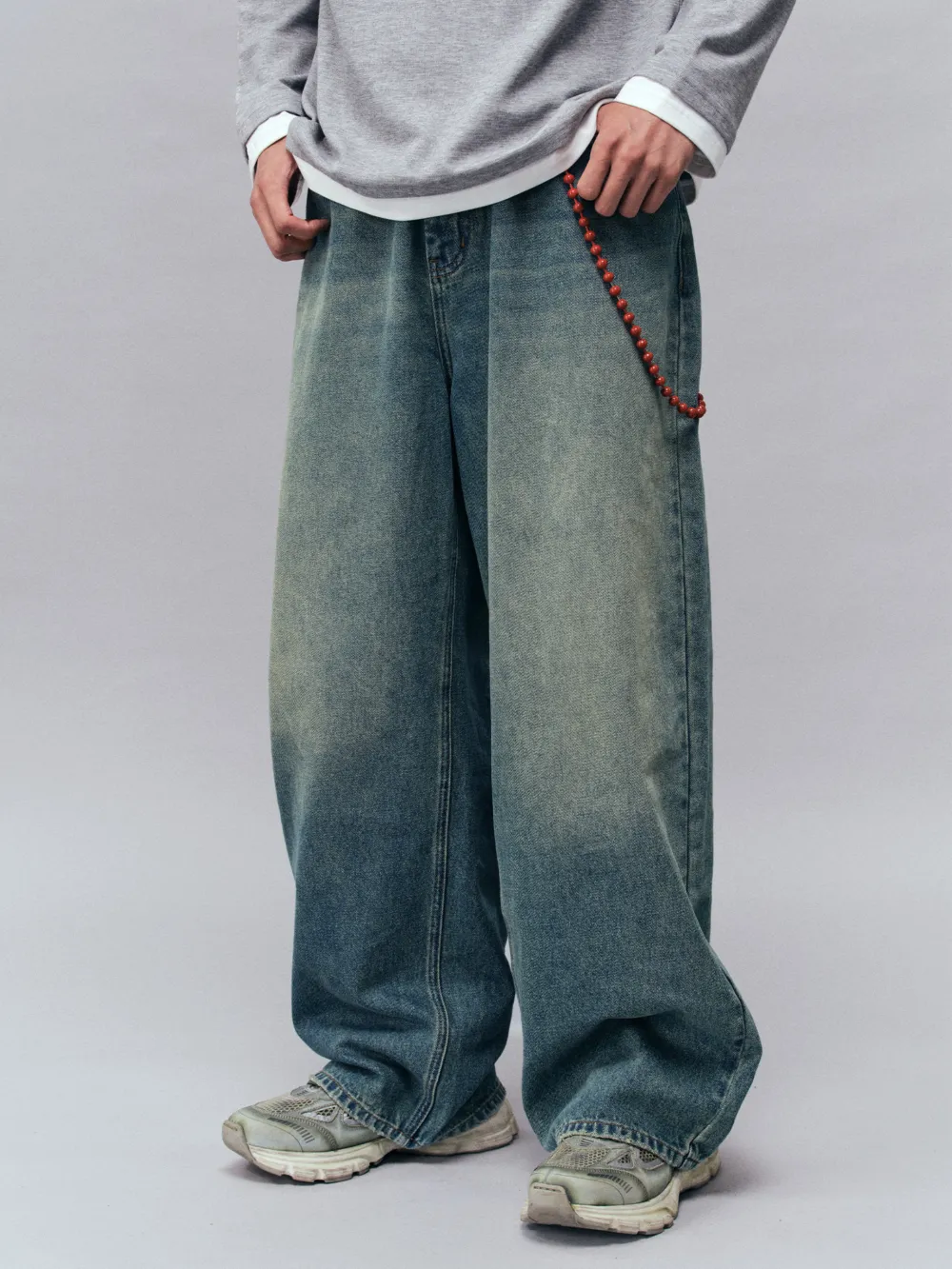 Relaxed Loose Fit Denim Jeans