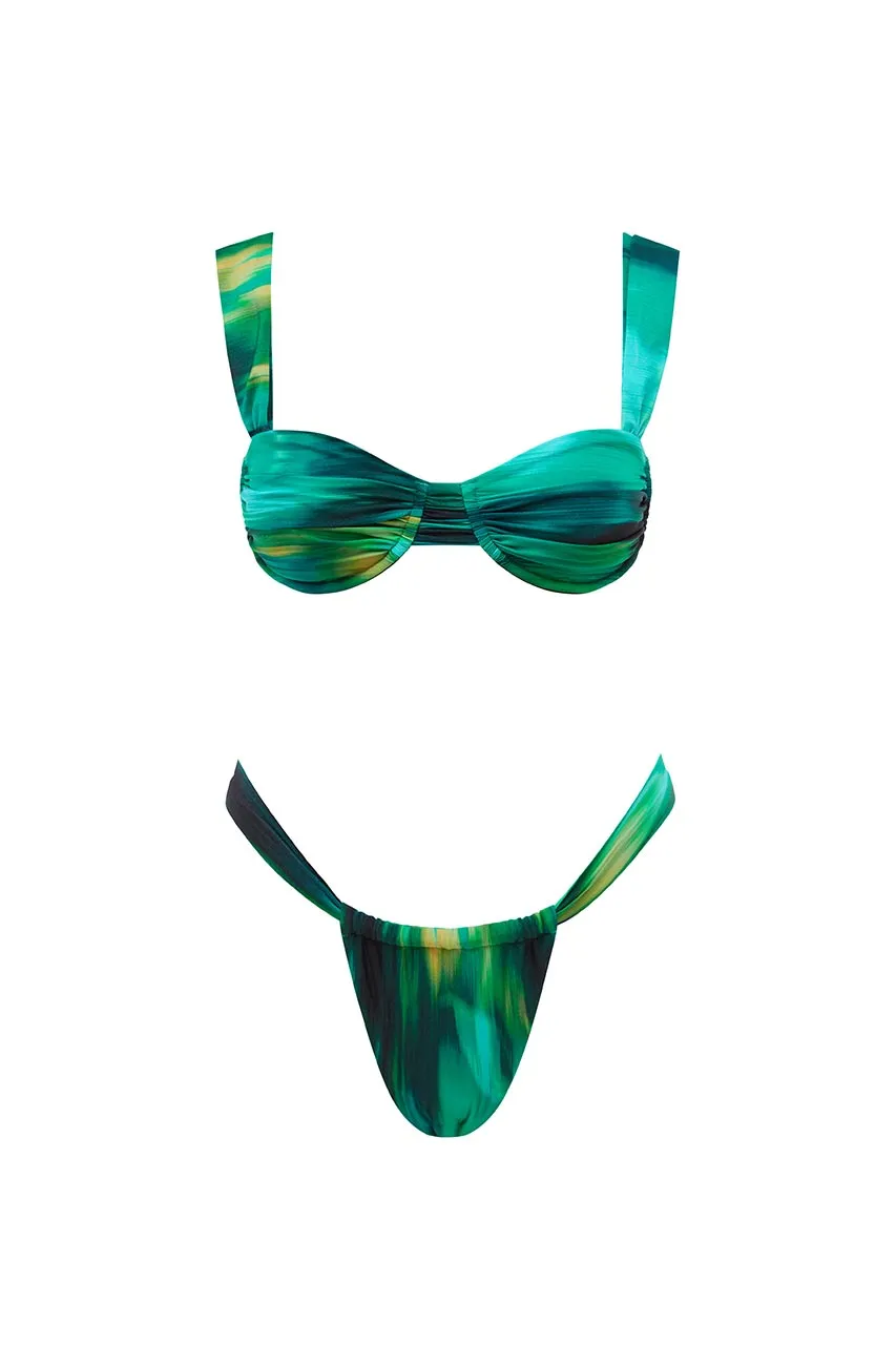 Low Back Ruched Swimsuit