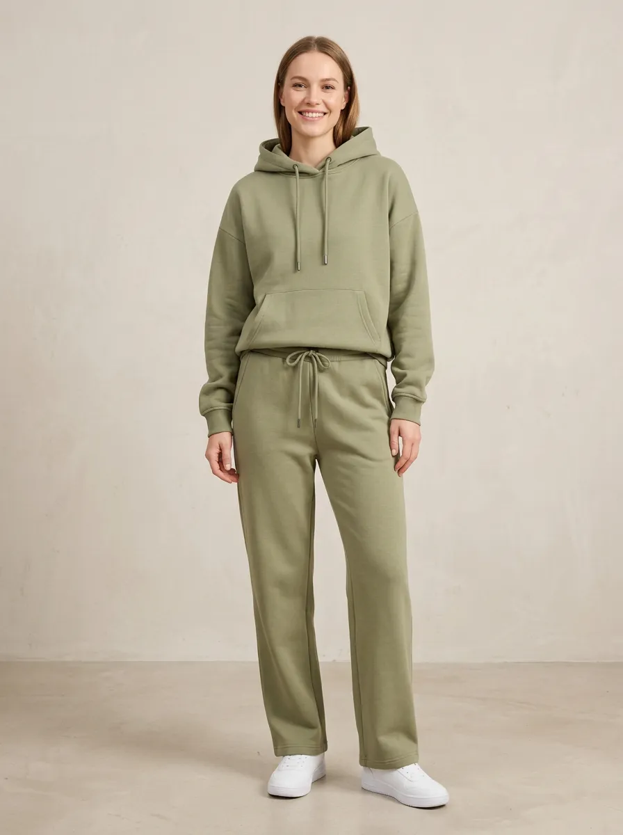 Women's Soft Touch Hooded Sweatpants Set