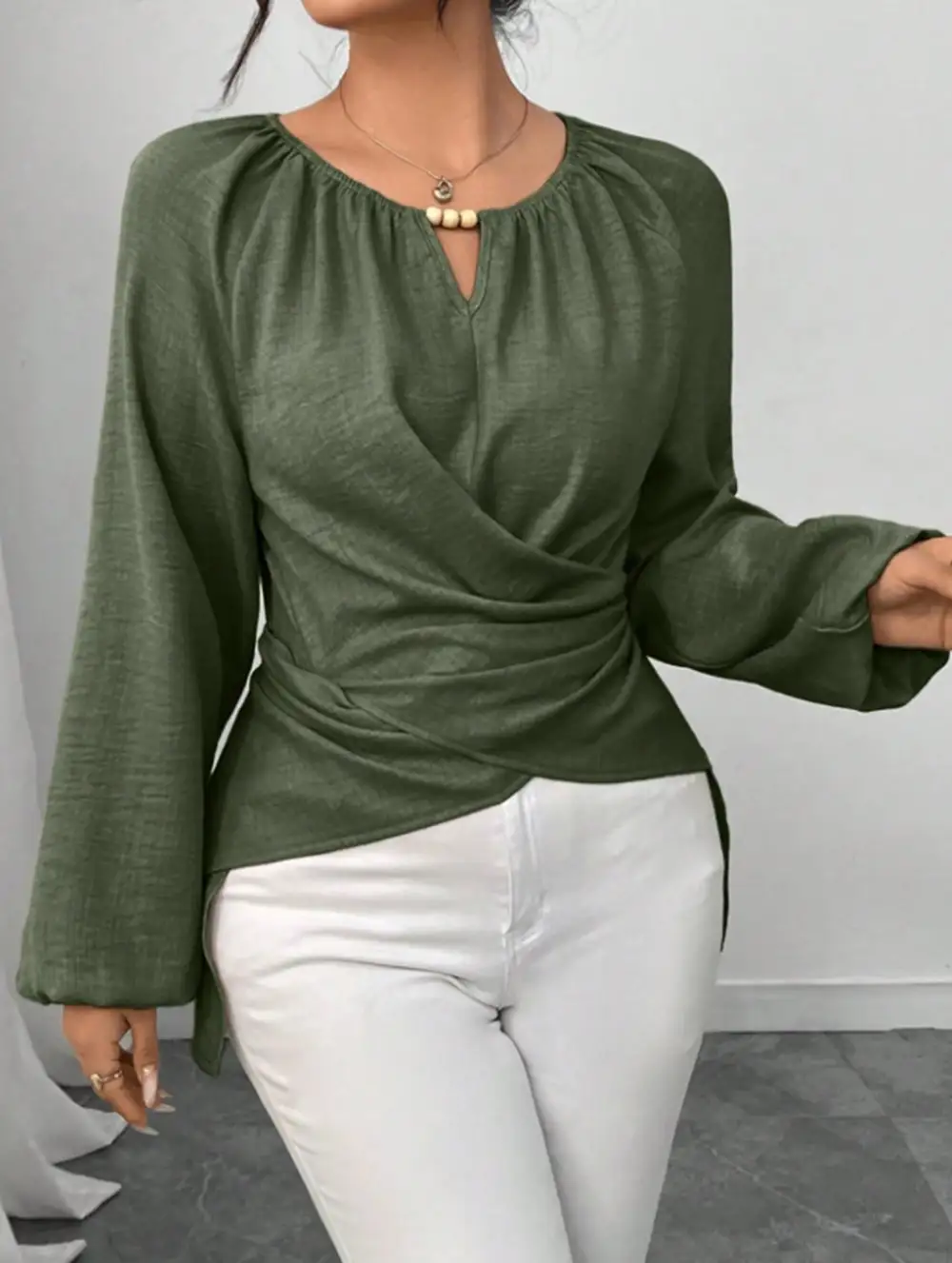 Lightweight Easy Drape Blouse