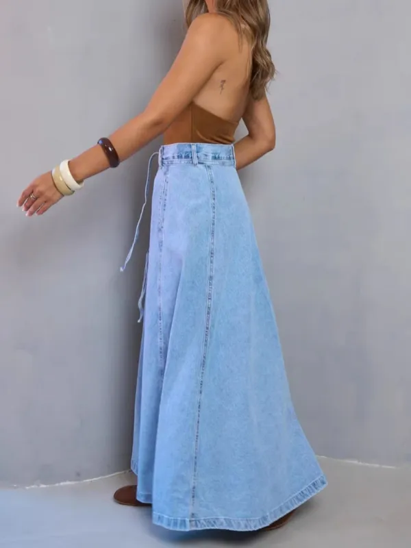 High-Waisted Skirt Maxi