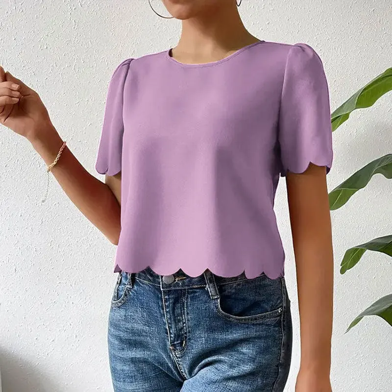 Short Sleeve Round Neck Shirt