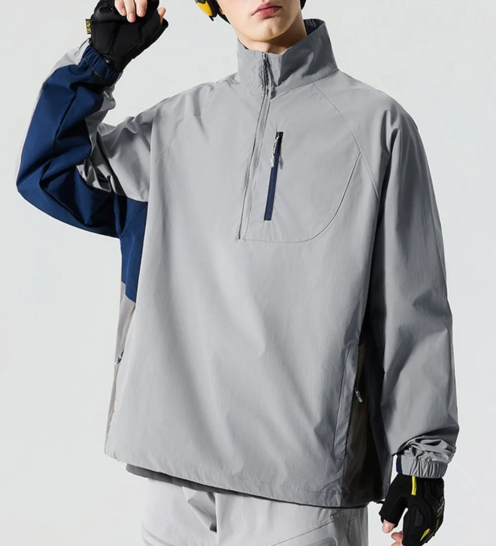 Water Repellent Lightweight Breathable Outdoor Utility Jacket