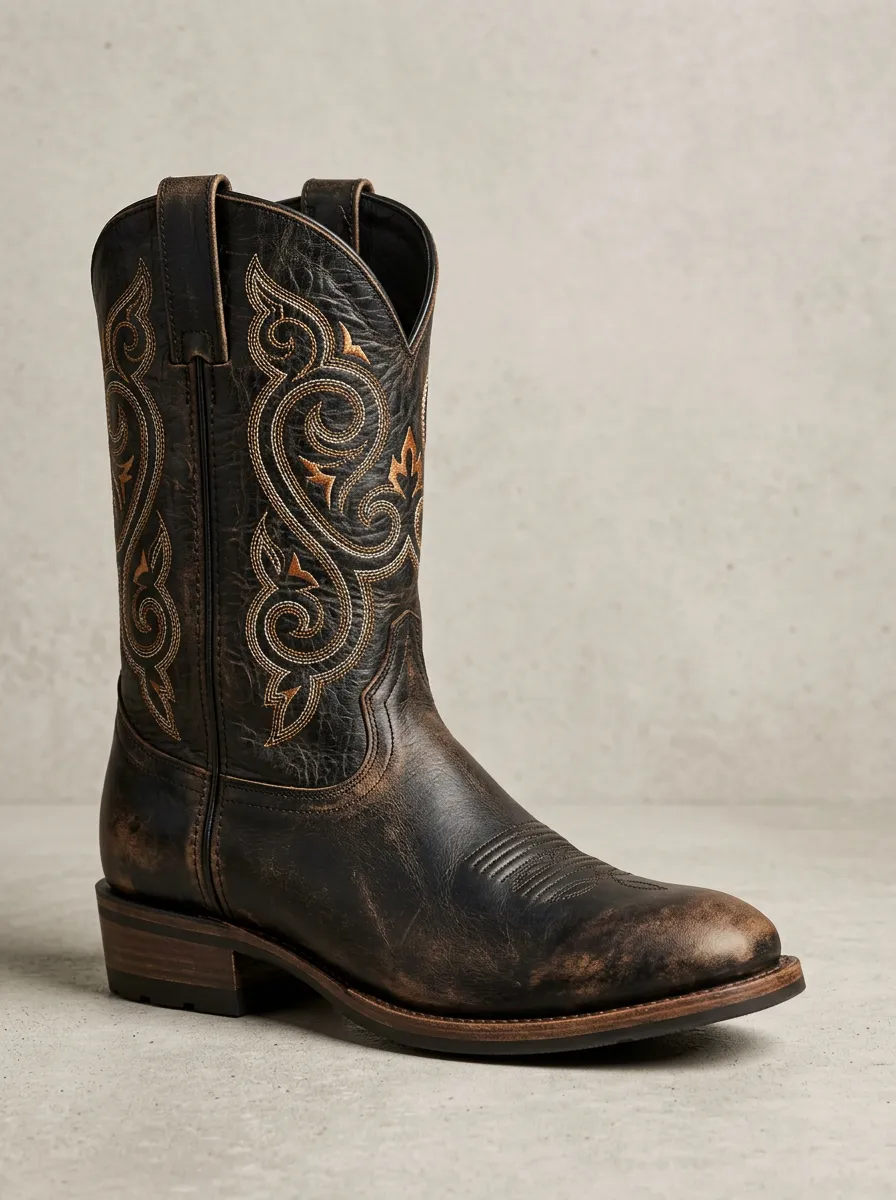 Casual Embroidered Vintage Easy-Wear Western Boots