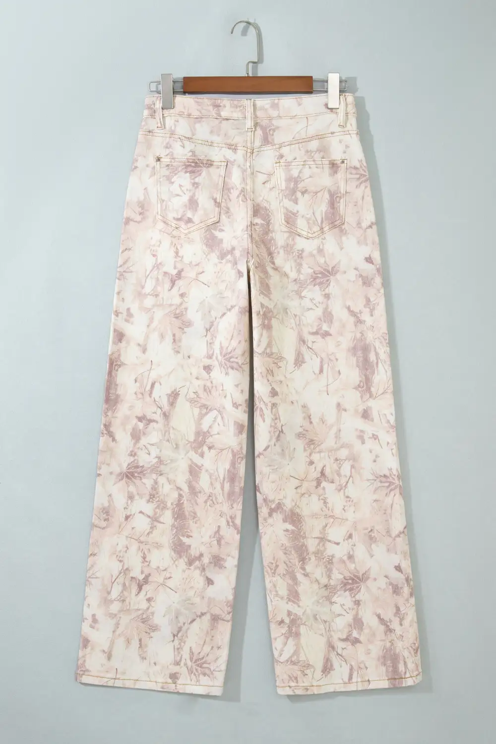 Women's Woodland Camo Tummy Control Denim Wide Leg Jeans
