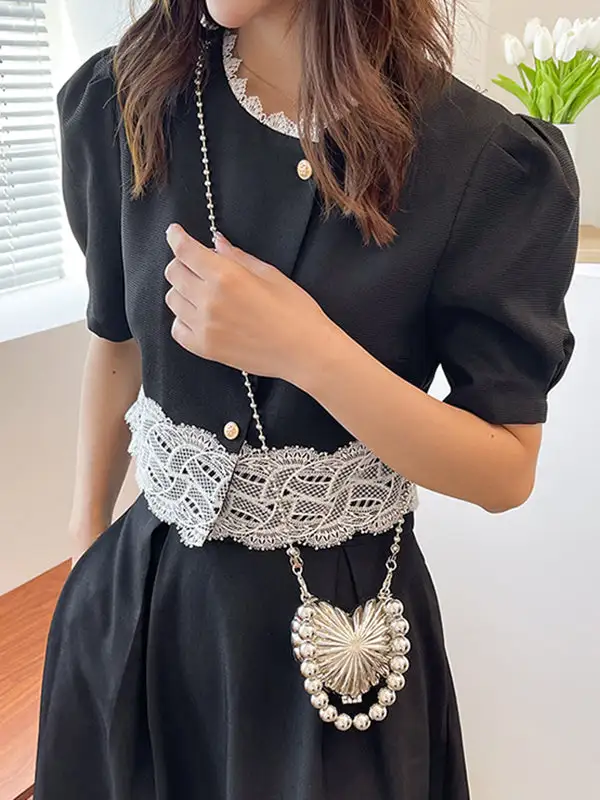 Beads Solid Split-joint Bag Accessories
