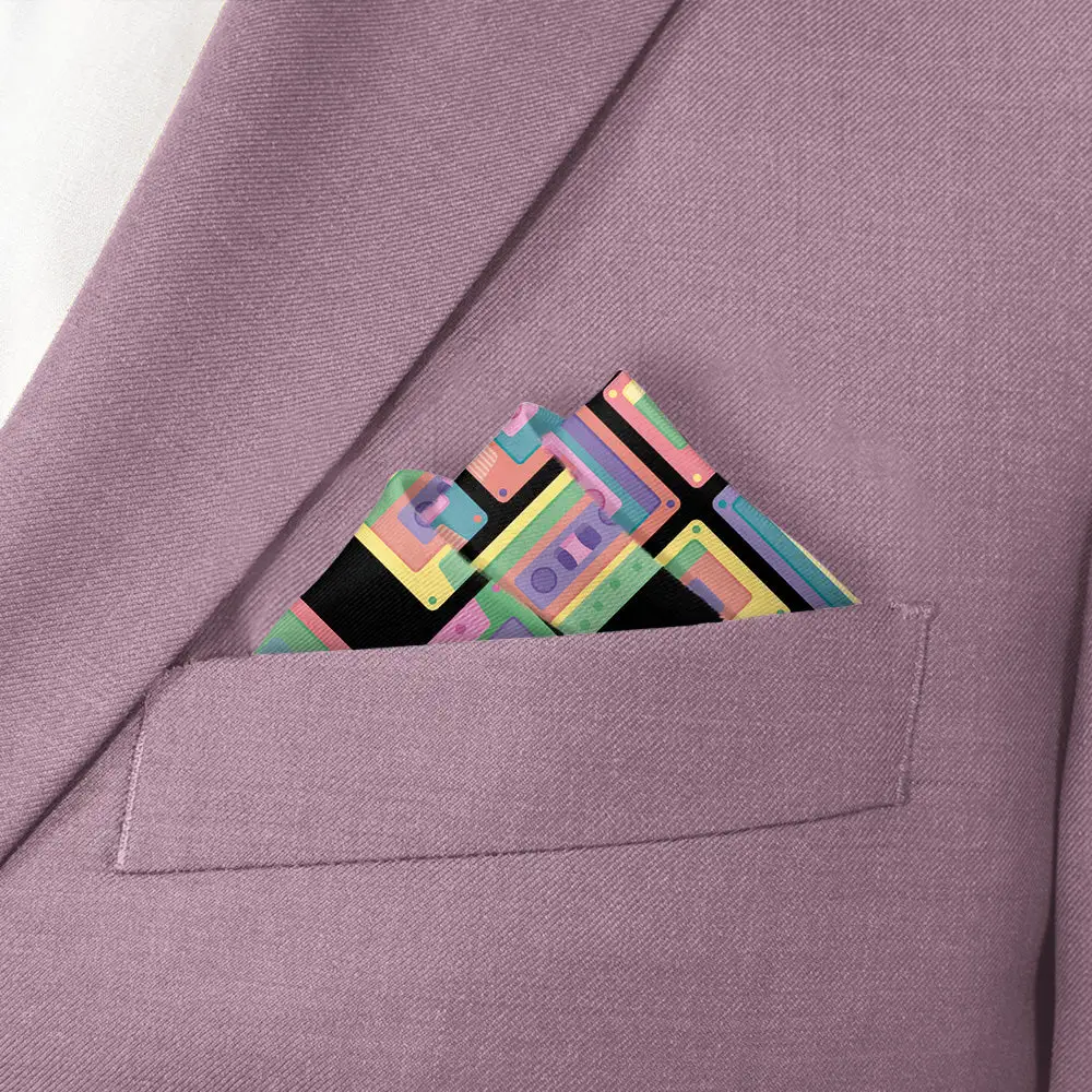 Polished Formal Novelty Hobby Motif Pocket Square