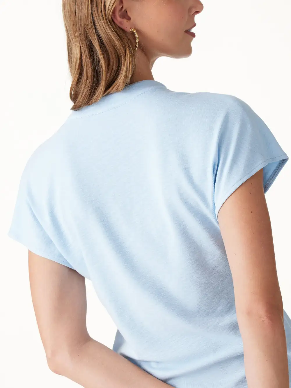 Collared V-Neck Top