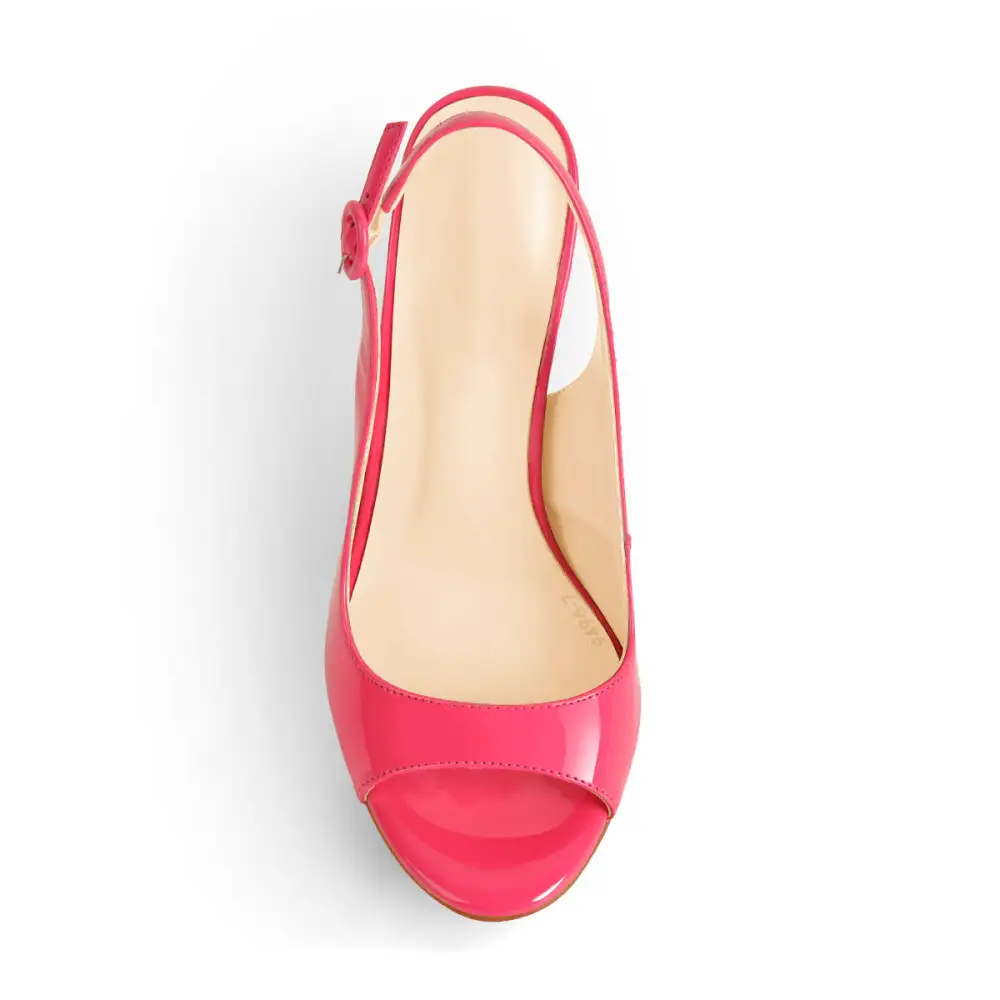 Open Toe High Heel Slingback Sandals
