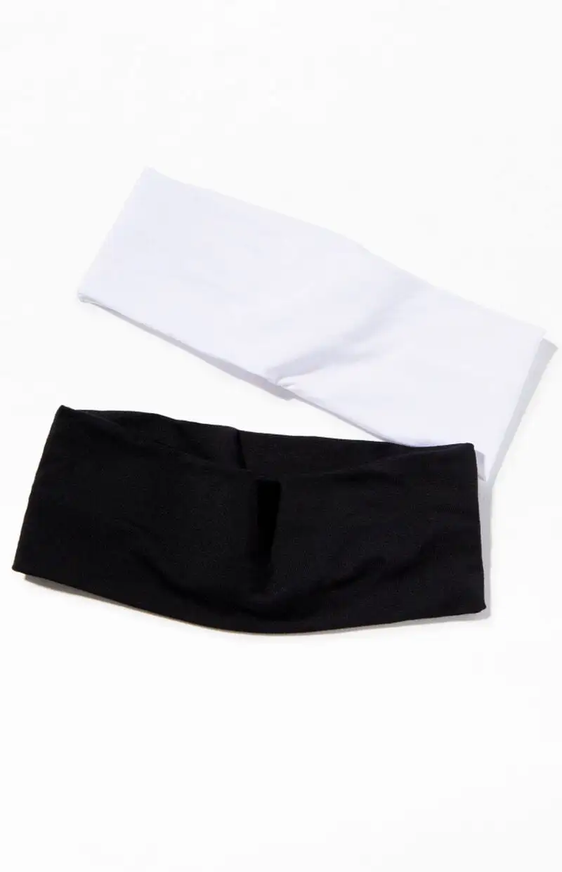 LA Hearts 2 Pack Basic Soft Headbands