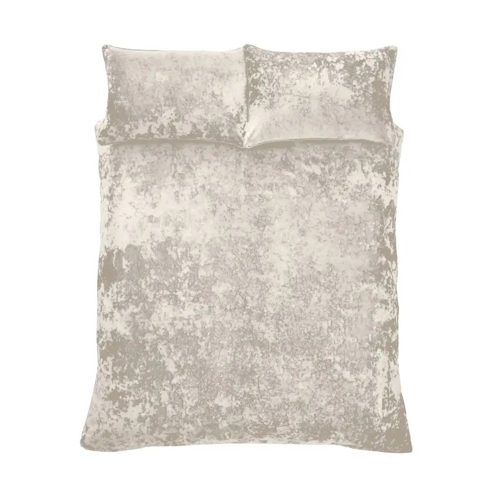 Minimal Bedroom Printed Velvet Duvet Cover Set