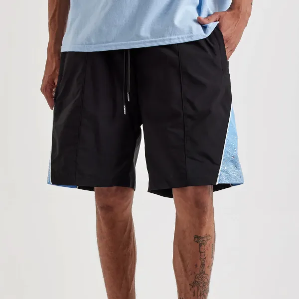Weekend Rhinestone Nylon Shorts