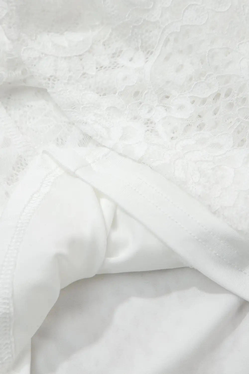 Comfort Fit Floral Lace Dress