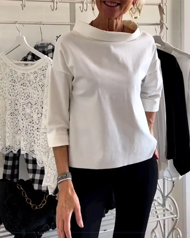 Relaxed Patterned Top