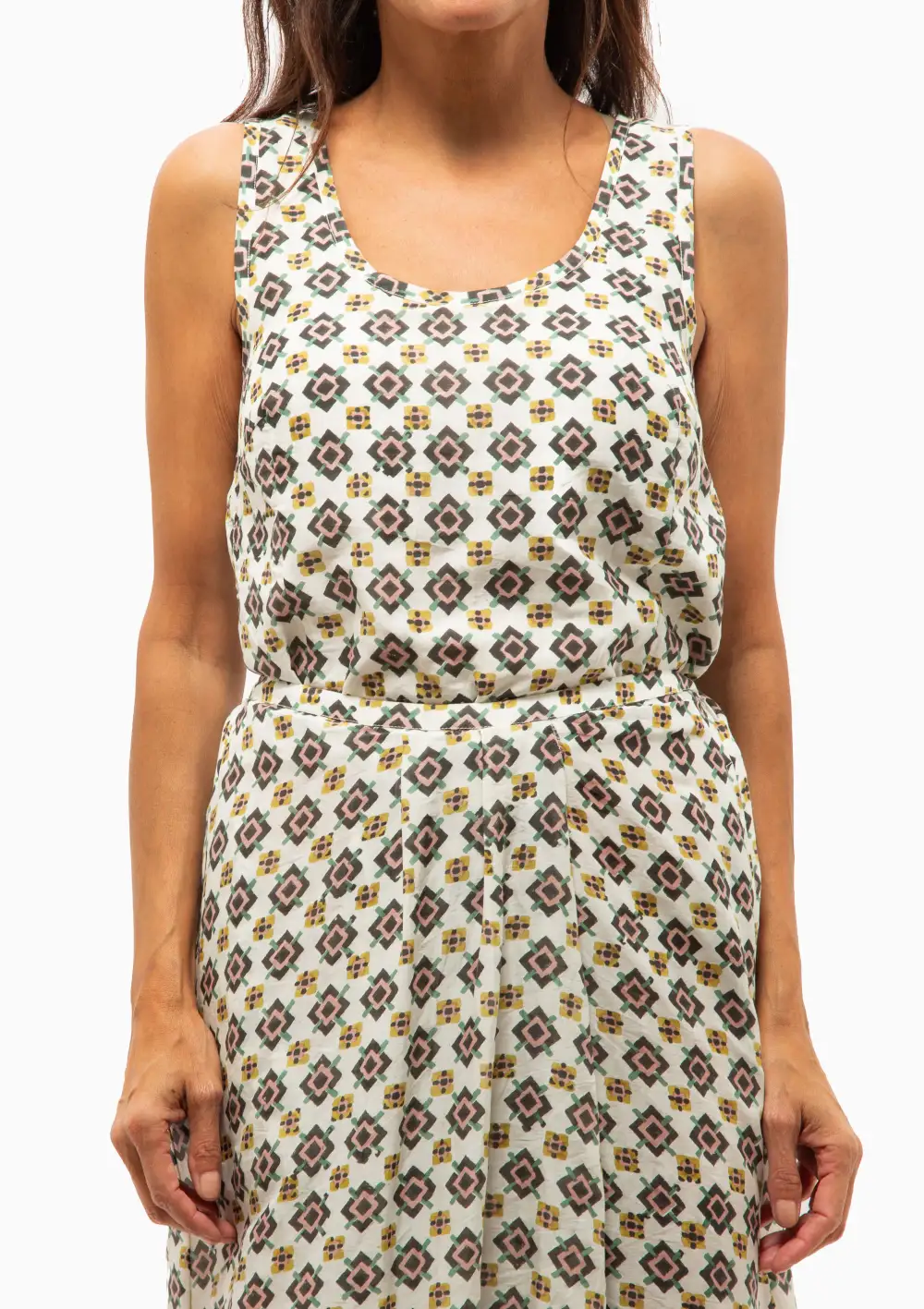 Relaxed Pattern Tank Top