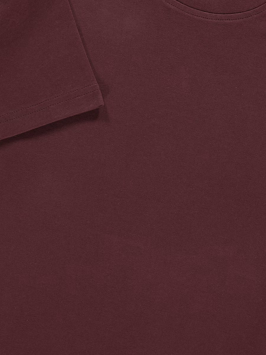 Burgundy T-Shirt detail 1