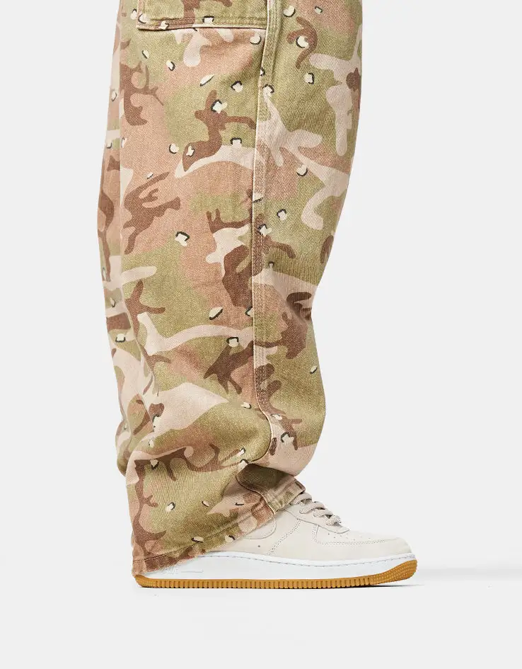 Camo Pattern Baggy Carpenter Denim Jeans