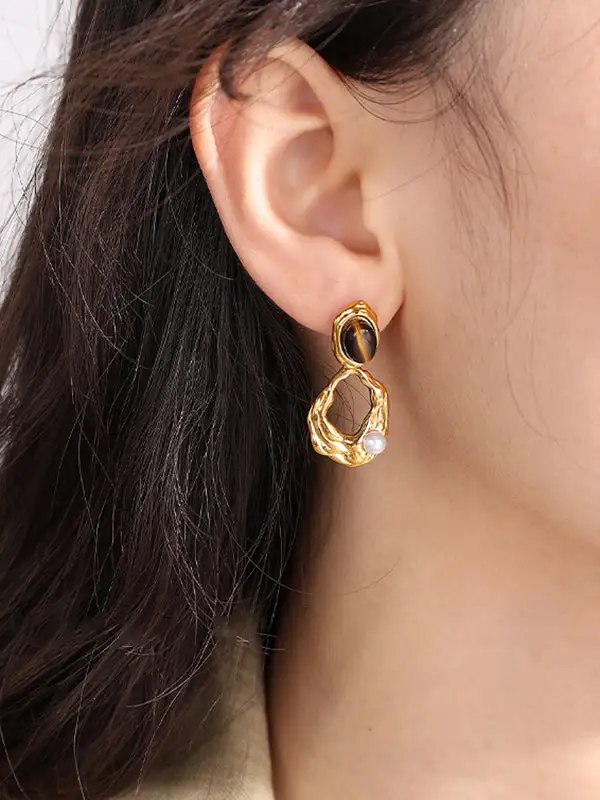 Polished Classic Drop Earrings