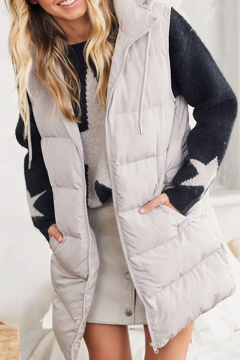 Margo Longline Puffer Vest
