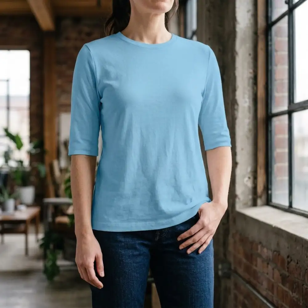 Crew-Neck Relaxed Top
