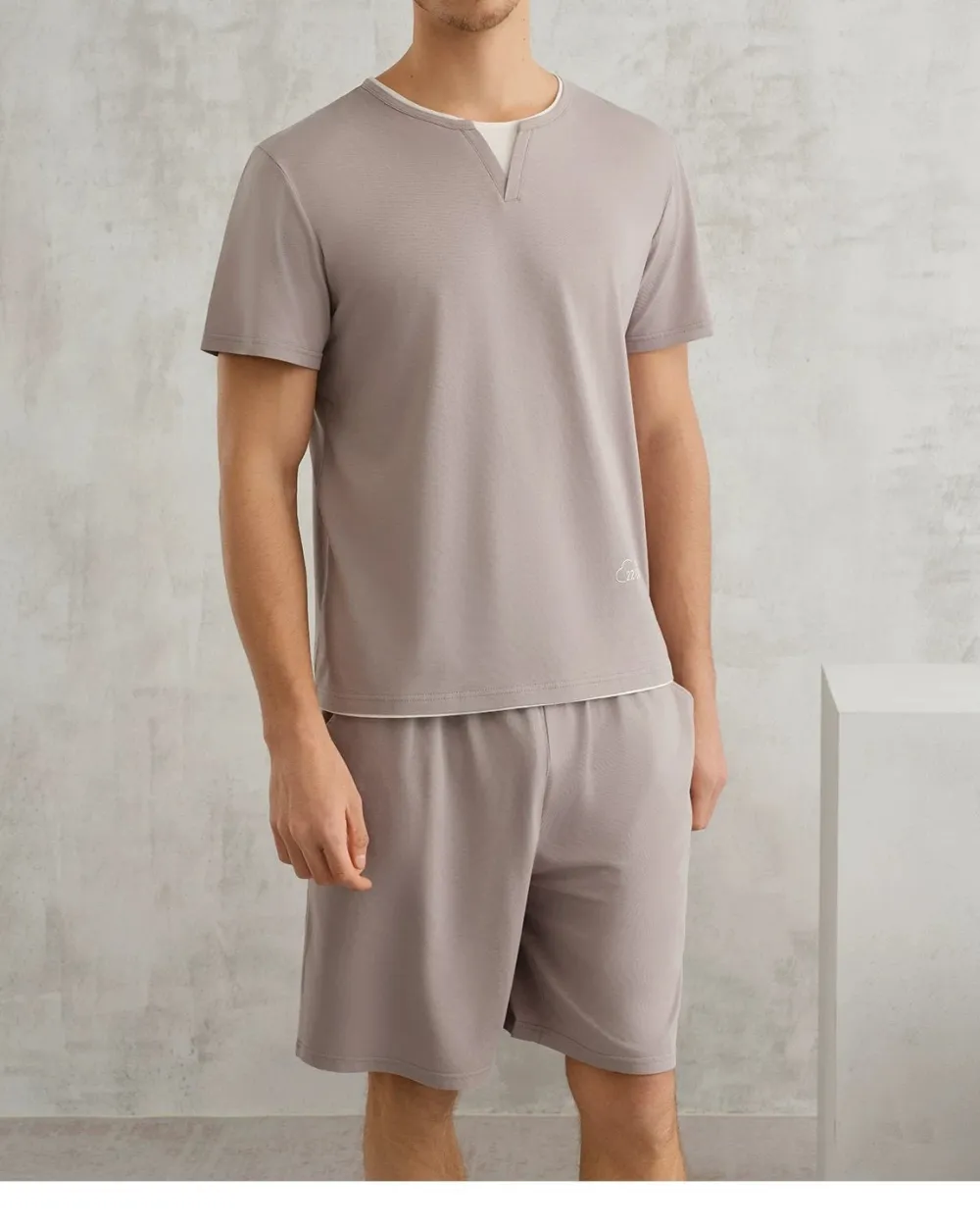Regenerated Fiber Short Sleeve Sleepwear Set