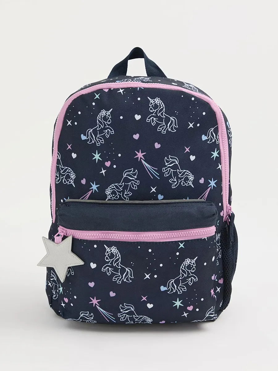 Navy Cosmic Unicorn Rucksack