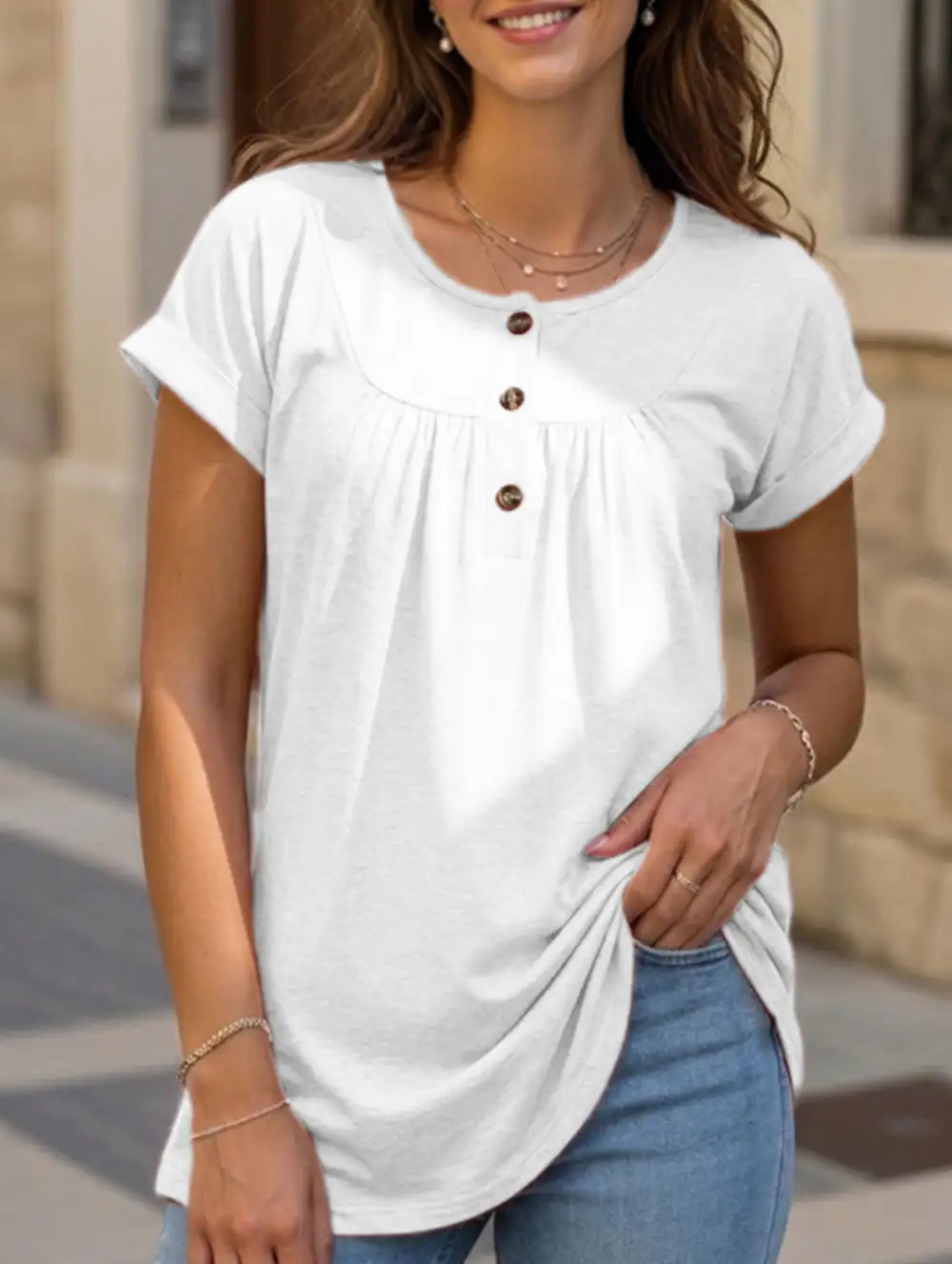 Crew Neck Top