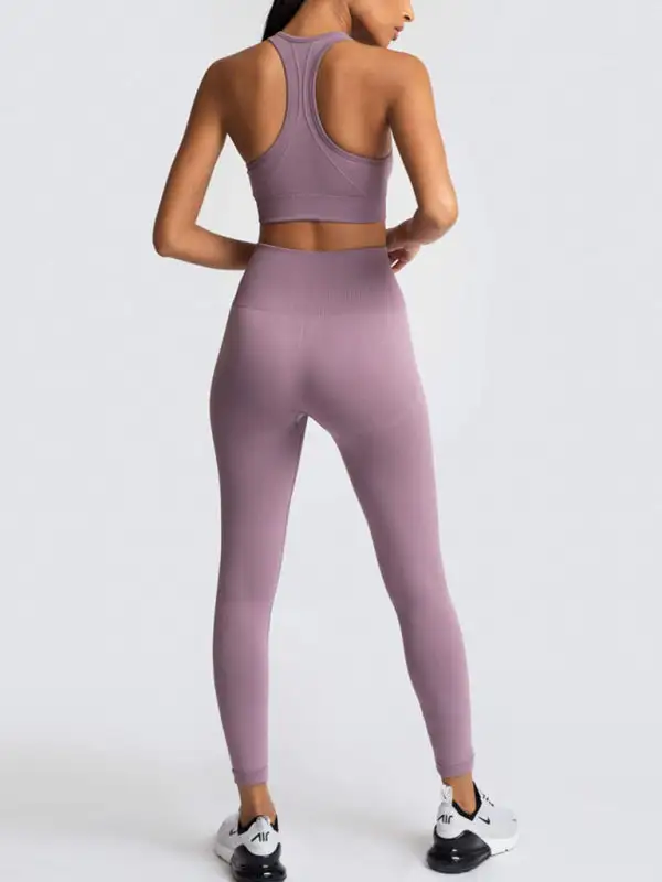 Beautiful Back High Waist Peach Hip Top