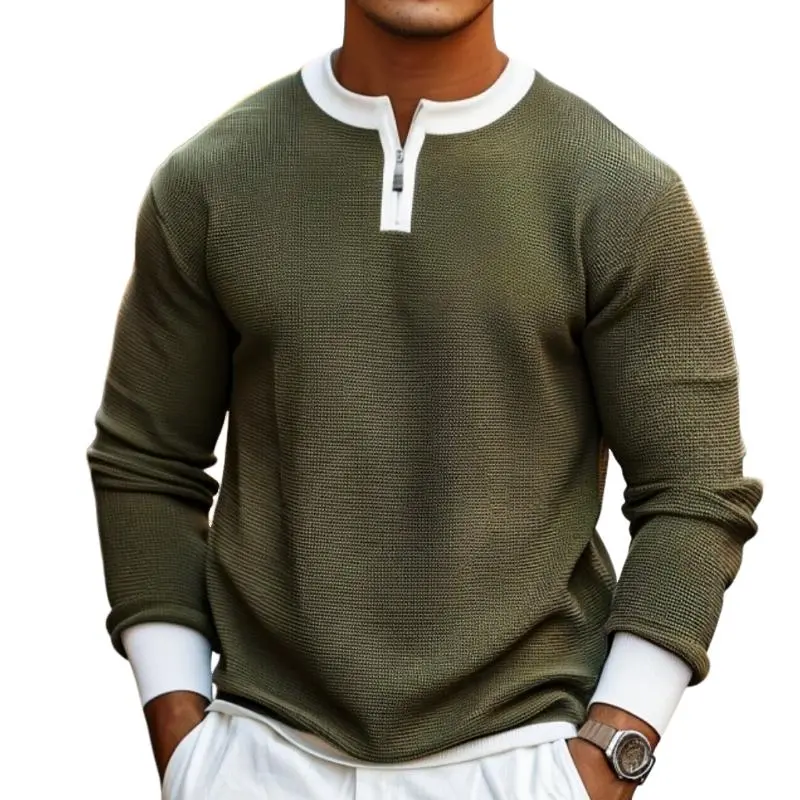 Ribbed Crew Sweater