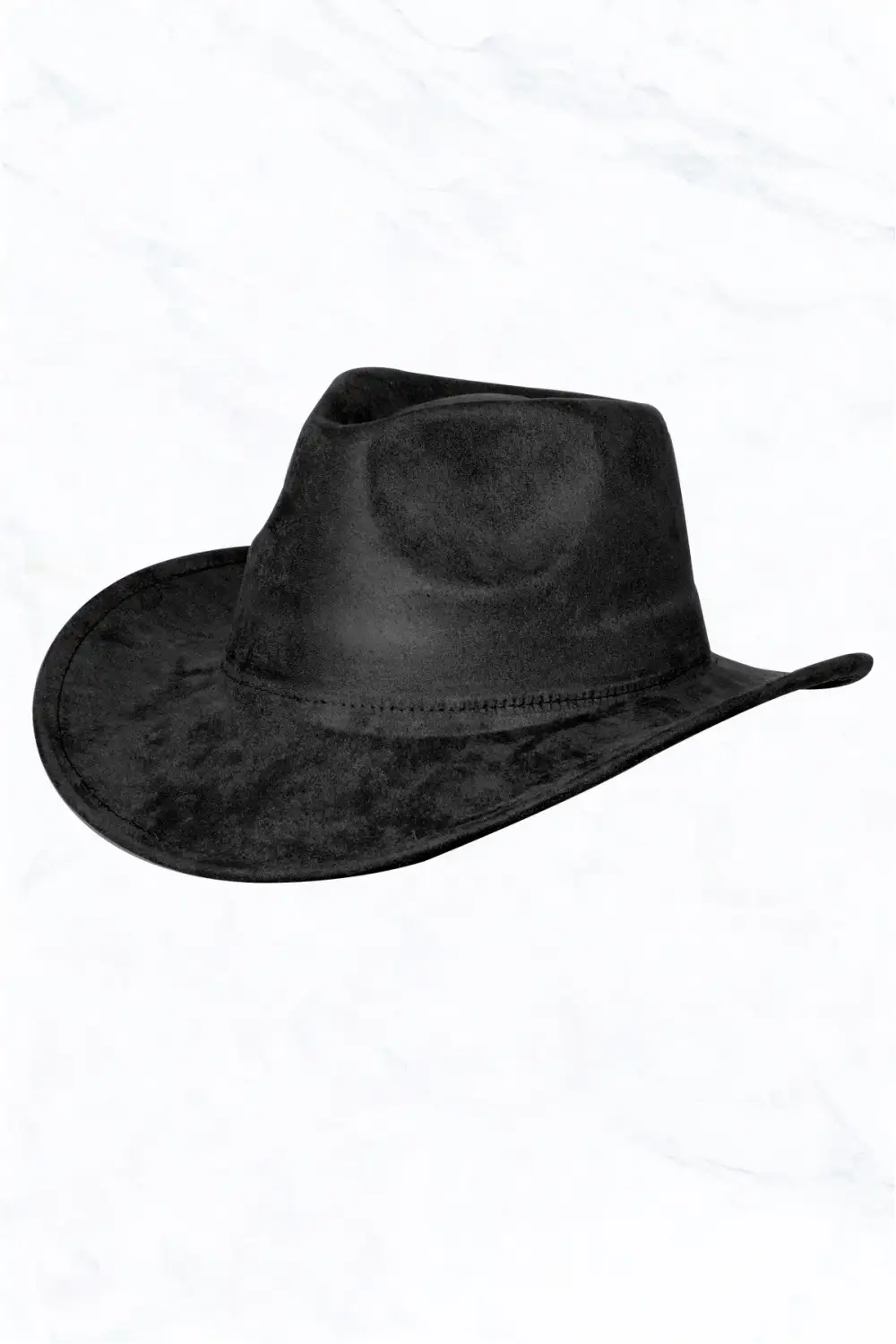 Suede Regular Cowboy Fedora Hat