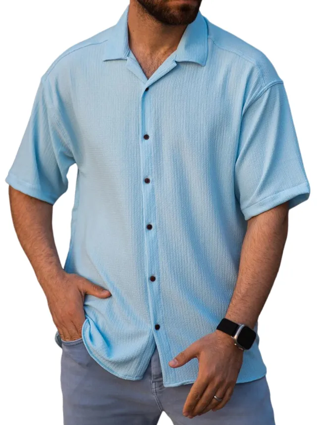 Tailored Short Sleeve Button Front Shirt
