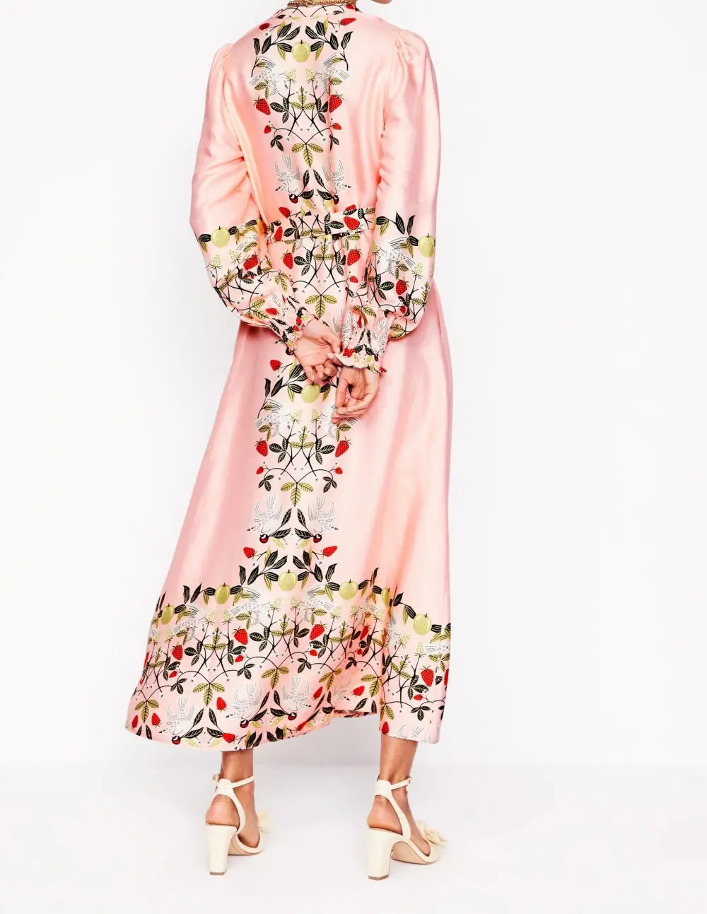 Collarless Shirt Dress