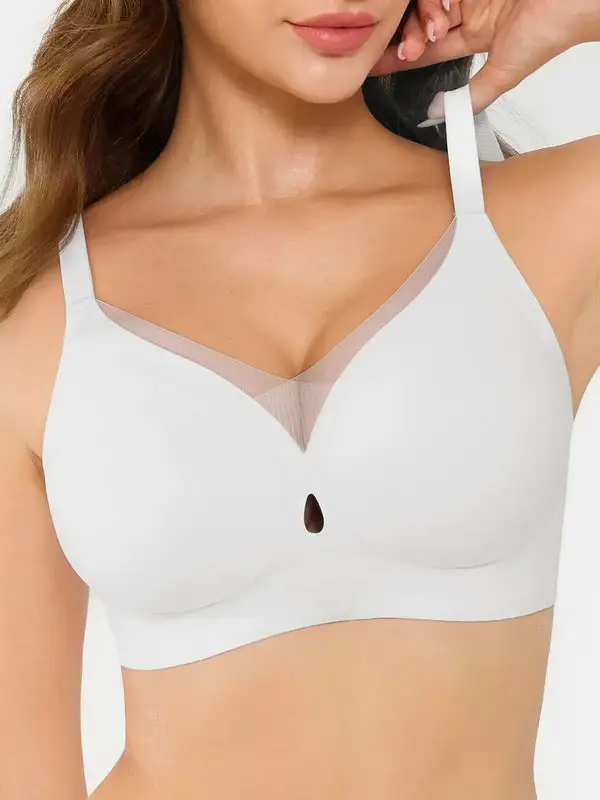 Seamless Breathable Contour Plunge Bra