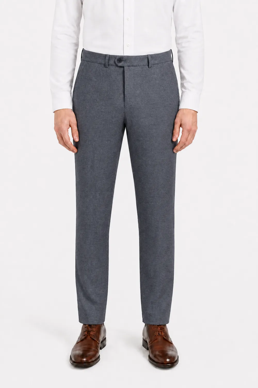 Classic Flat Front Regular Rise Trousers