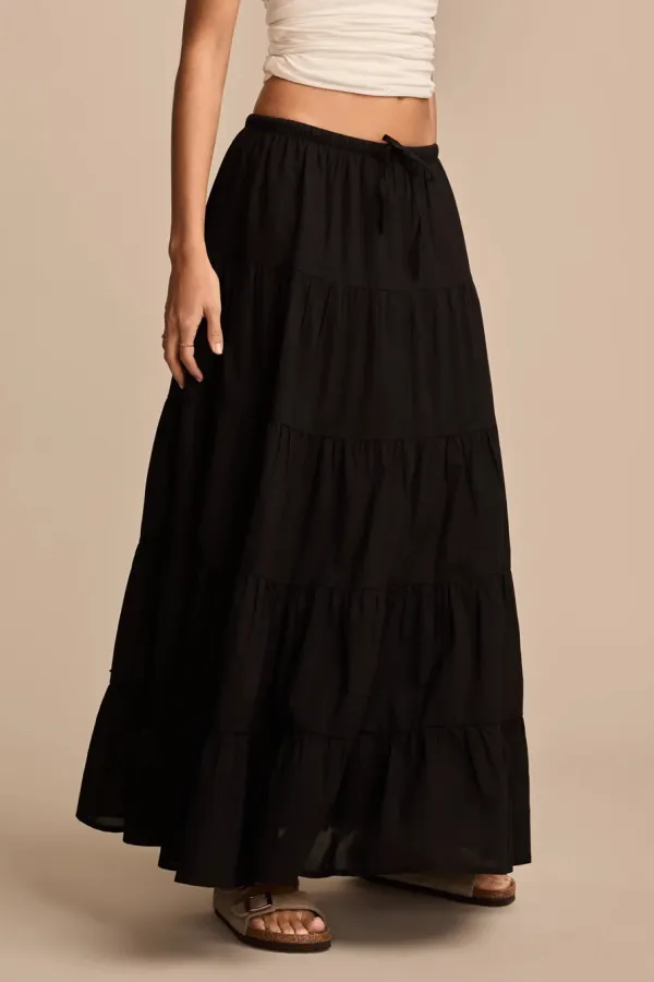 Meteorite Tiered Maxi Skirt