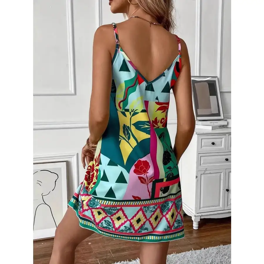 Abstract Cami Mini Dress