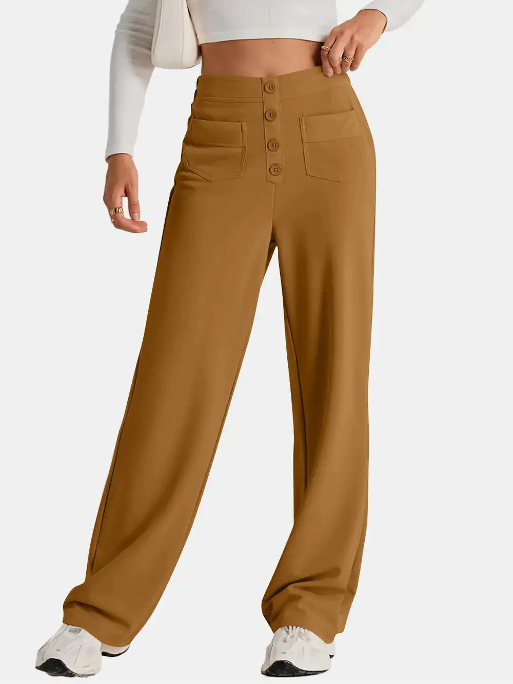 Wide Leg Comfort Fit Pants