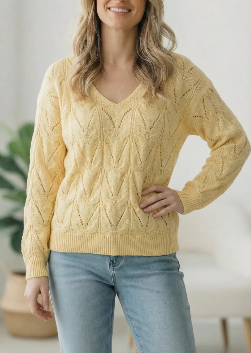 I'll Meet You at The Tennis Match Patterned Sweater