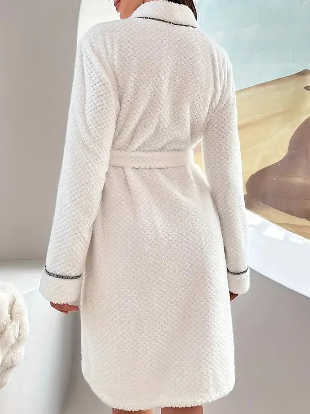 Lightweight Waffle Weave Robe