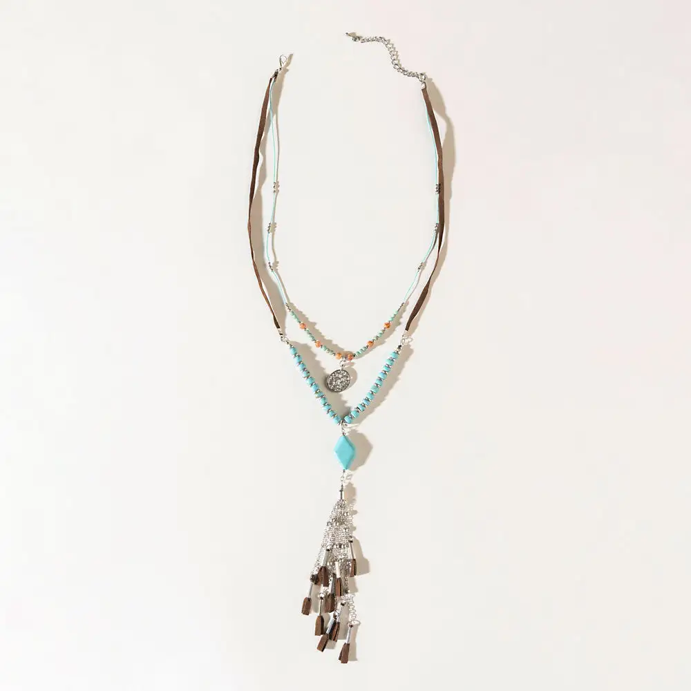 Polished Tassel Necklace