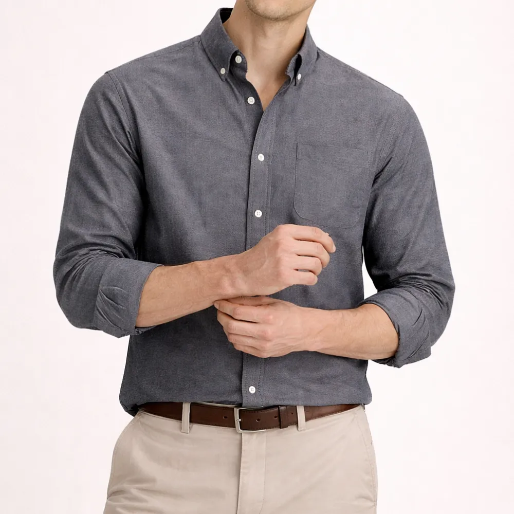 Chest Pocket Classic Long Sleeve Shirt