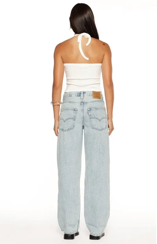 Light Wash Baggy Dad Jeans