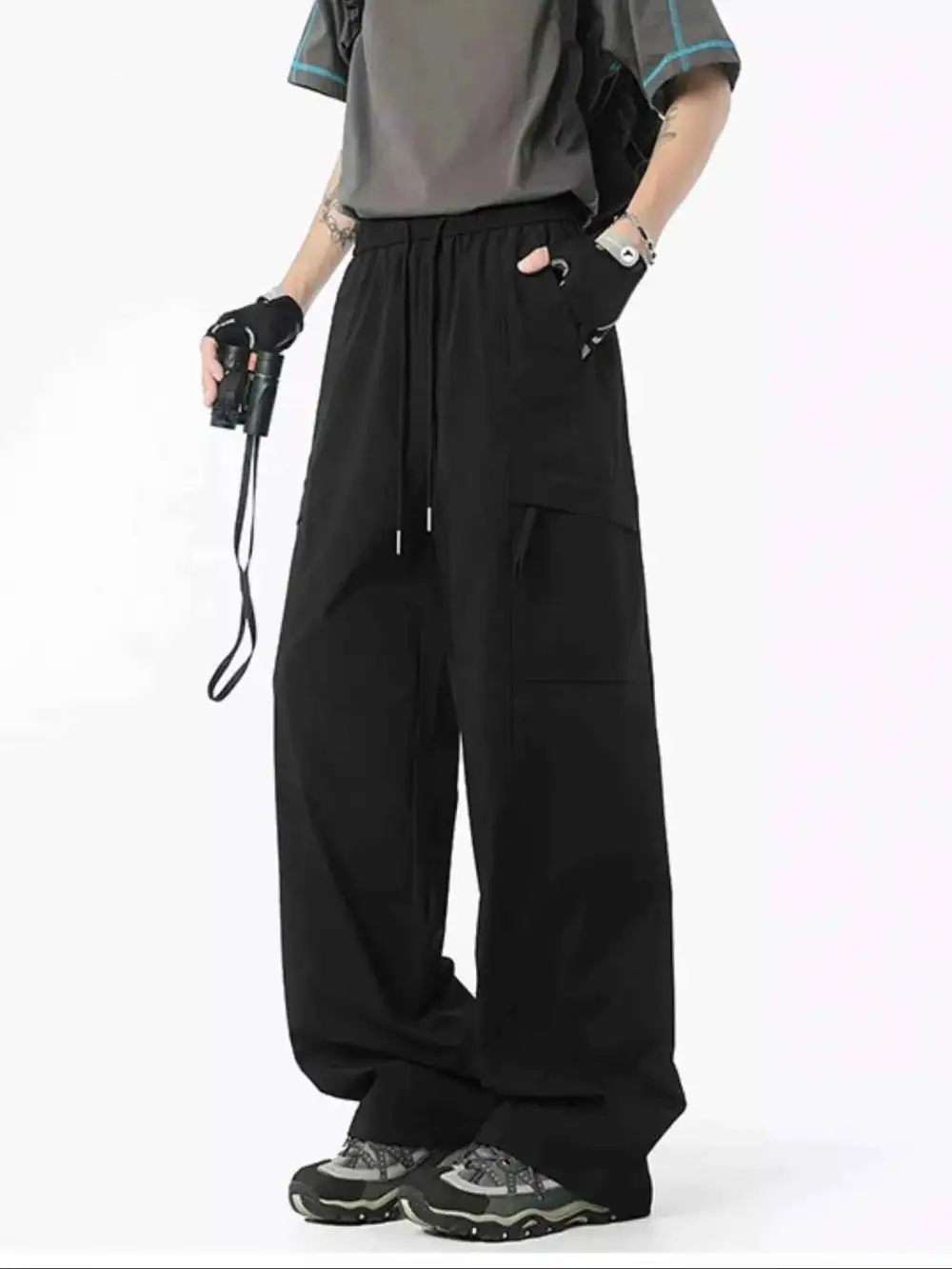 Everyday Drawstring Wide Leg Pants
