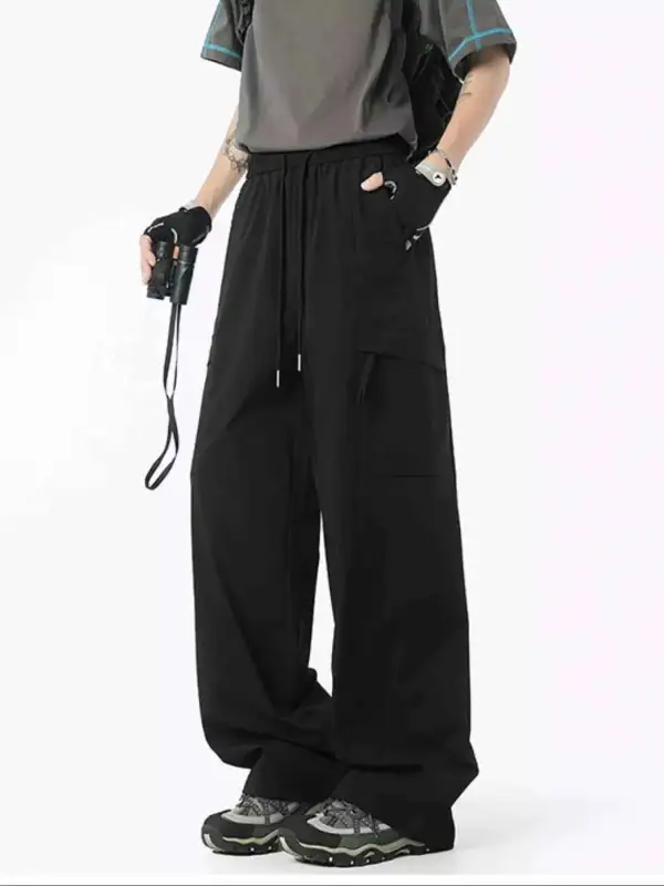 Everyday Drawstring Wide Leg Pants